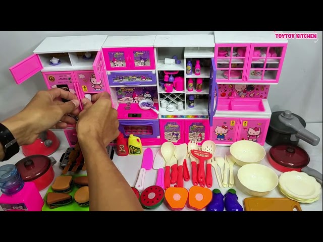 Miniature Kitchen Set ASMR | Satisfying Toy Cooking Game Unboxing