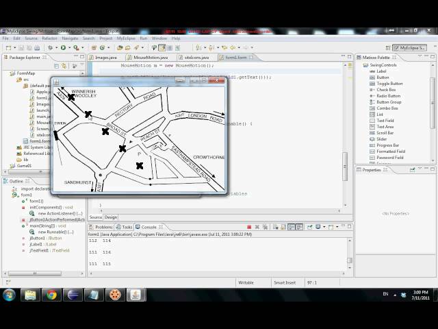 Sites And Maps with JAVA