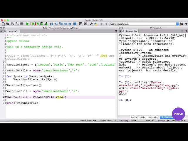 File Input and Output (I/O) in Python 3 | Python is Easy