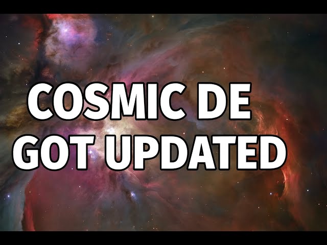 Cosmic DE turned to the Shadows and Got Rounded