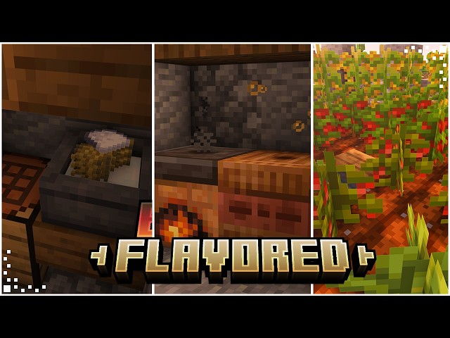 Flavored (Minecraft Mod Showcase) A Cooking, Baking & Fermenting Mod | NeoForge 1.21.1