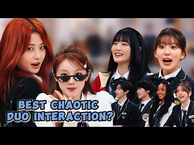 Yunjin and Yuqi making other idols go crazy! (ft. Zhang Hao, Minnie, Sakura, Chanelle, Seok Matthew)