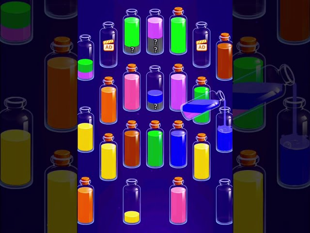 Most Satisfying Color Sort Bottle Puzzle