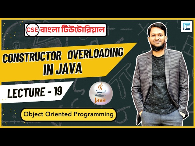 Lec-19: Constructor Overloading in Java #constructor #javaprogramming