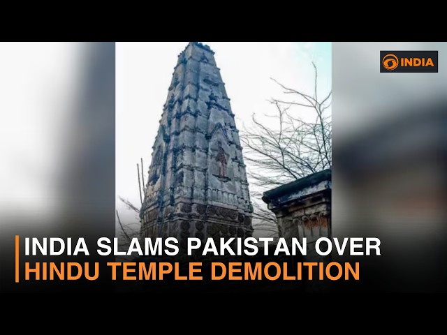 India Slams Pakistan Over Hindu Temple Demolition & more news | DD India NewsHour | 8 AM IST