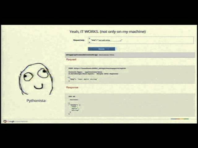 Introduction to Google Cloud Endpoints for Python developers  (PyCon APAC 2014)