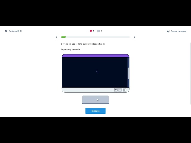 Solo learn - Generative AI course - Coding with AI - 12