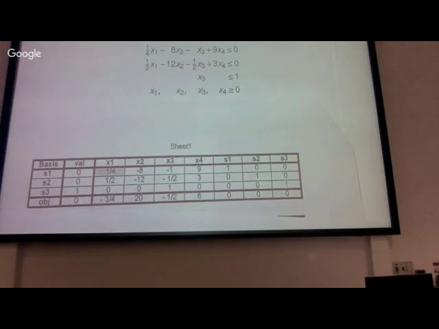 DM Lecture 14: Degeneracy 2, Cycling