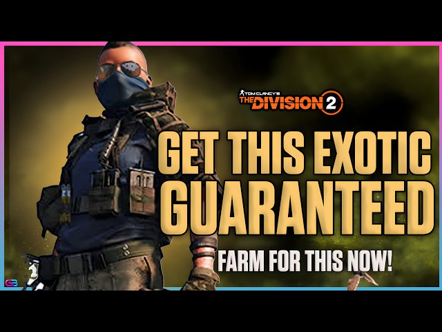 How To Get One The Best Exotics In The Division 2! The Best Way To Farm The Investor! FARM THIS NOW!