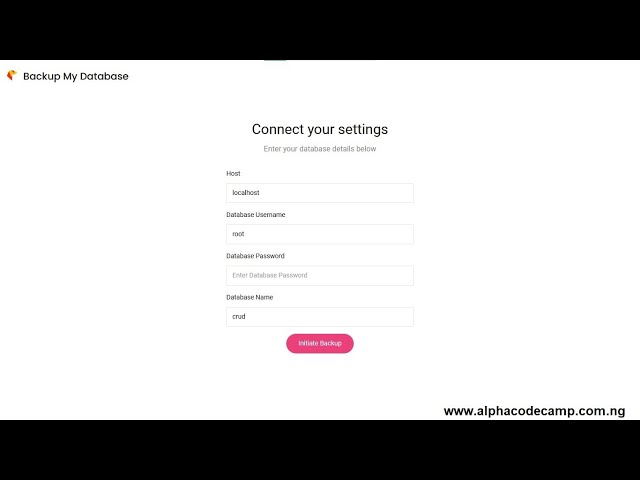 Backup my database in PHP with source code