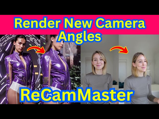 ReCamMaster Wan 2.1 In ComfyUI - Re-capture Video With Novel Camera Trajectories Using AI