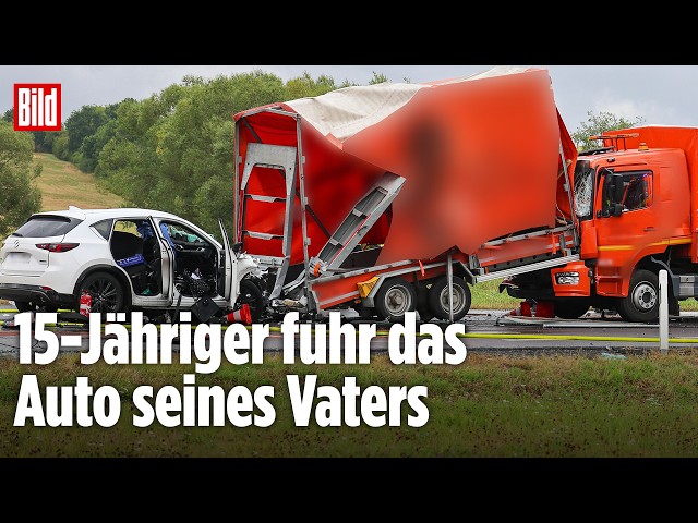 Horror-Unfall in Nidda – Was die BILD-Reporterin am Unfallort erlebte