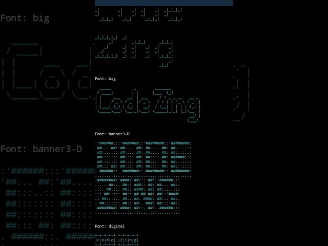 Make EPIC ASCII Text in Python! (pyfiglet + termcolor)