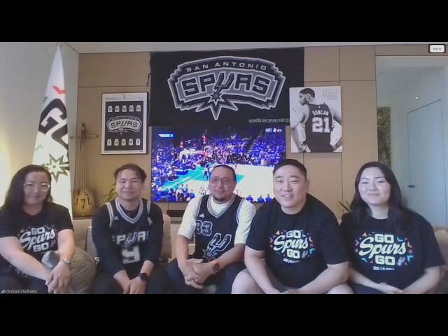 Mongolian Spurs fans keep silver and black spirit alive across the globe