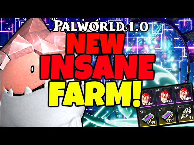 This NEW Farm Gives You INSANE LOOT in Palworld 1.0 - World Tree Holy Water, Ancient Relics & Gems!
