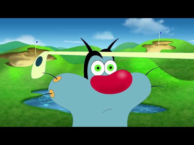 Oggy and the Cockroaches - Oggy is playing golf | BEST CARTOON COLLECTION | New Episodes in HD