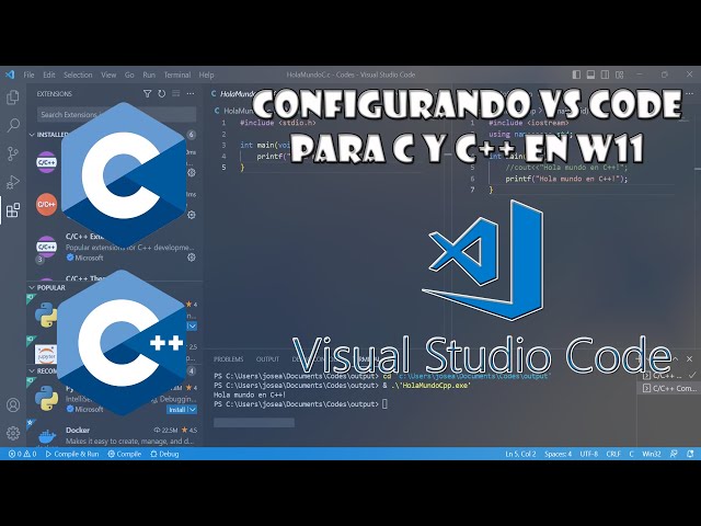 [2023] Compilador para C y C++ y configuración de VS code