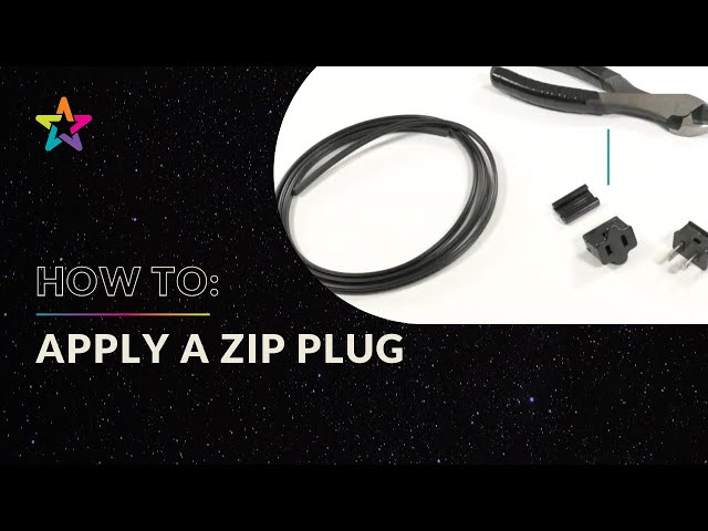 Christmas Lighting Tips | How To Apply A Zip Plug