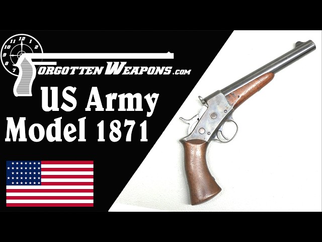 US Army 1871 Rolling Block Pistol - Obsolete When New