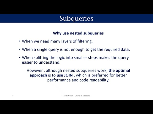 SQL Subqueries Explained | Queries Inside Queries