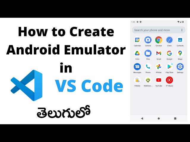 How to create Android Emulator From VS Code in Telugu