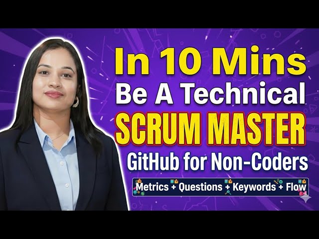 GitHub for SCRUM MASTERS ⭐ Technical scrum master interview questions and answers 2026
