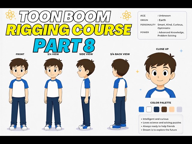 character rig in Toon Boom part 8— in hindi! 🔥