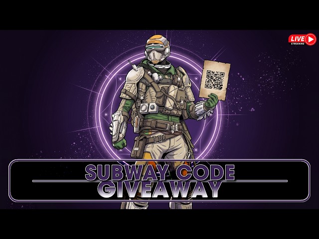 SUBWAY CODE GIVEAWAY | ARC Raiders LIVE | English