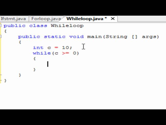 While Loop - Java Basics
