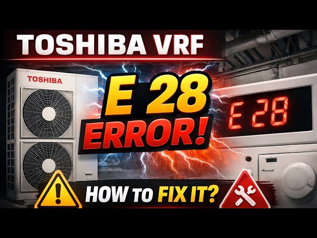 Toshiba VRF E28 Error Code Solution | Complete Troubleshooting Guide