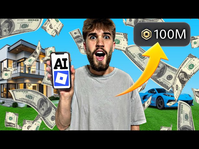 I Tried Becoming a Roblox Millionaire *ONLY* Using AI