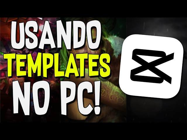 Crie VÍDEOS ÉPICOS em SEGUNDOS com MODELOS no CapCut PC ⚡