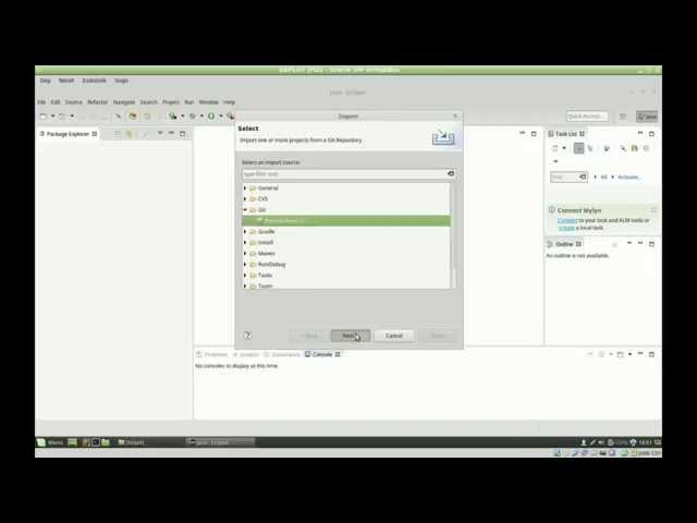develoSapiens - Java Project Environment Deploying System -- importing project into Eclipse IDE