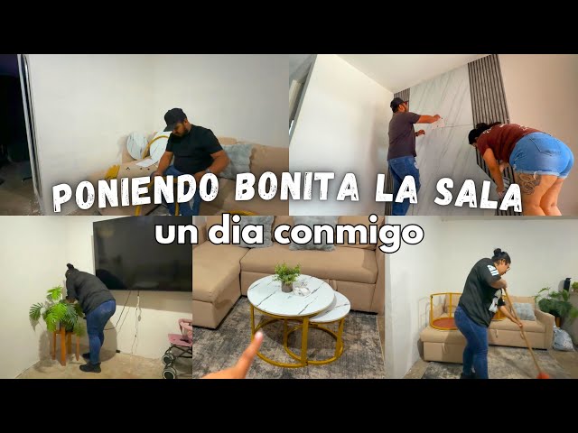 Making the living room pretty ❤️ assembling the tables ✅ day in the life vlog 🤌🏼