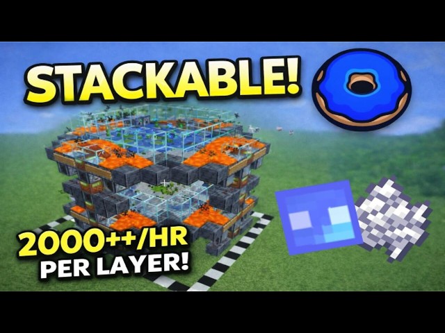 Bonemeal Farm: The Best STACKABLE Design! (Tutorial)