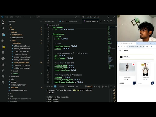 WAVEN App Demo | Flutter E-Commerce Mobile Application | Haritha Gimres | 23DA2-0421