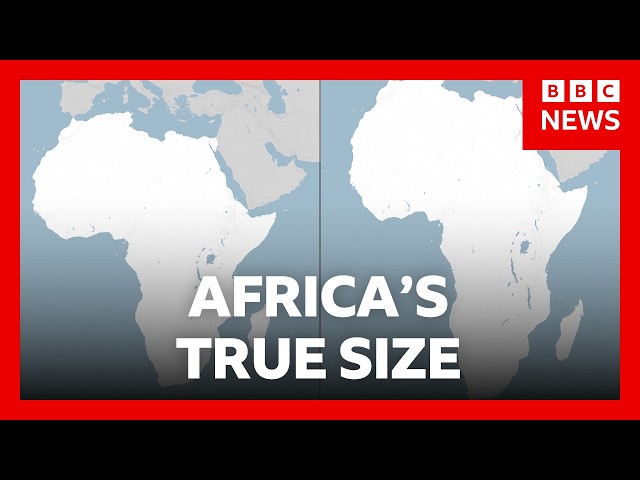 UN votes to adopt new world map to reflect Africa's true size | BBC News