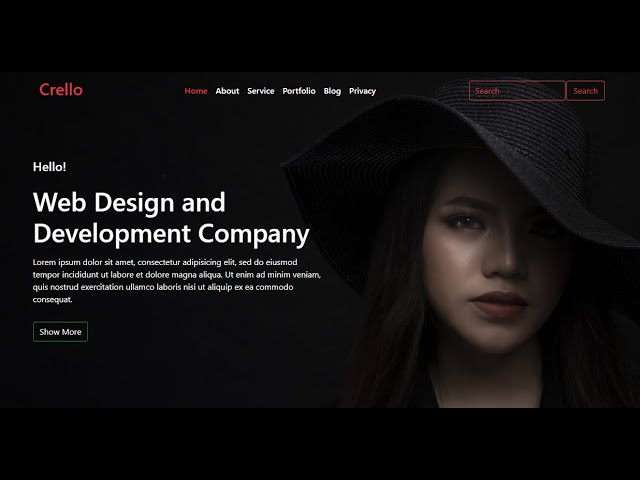 Free Bootstrap Website Template || Responsive Bootstrap Website || With Source Code || Source coder