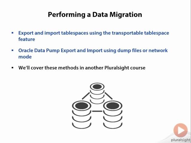 61 Upgrading to Oracle Database 12c Performing a Data Migration