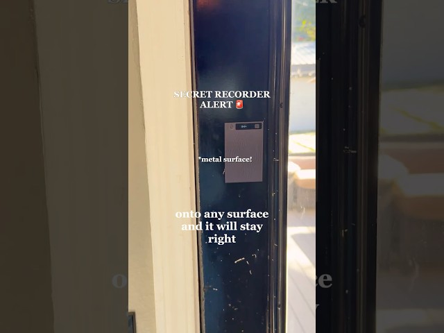 🚨 Secret Recorder Alert!