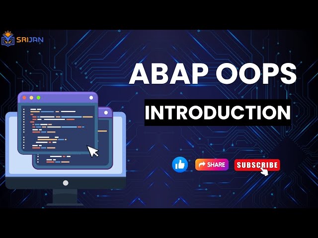 1. Introduction to Object Oriented Programming in ABAP