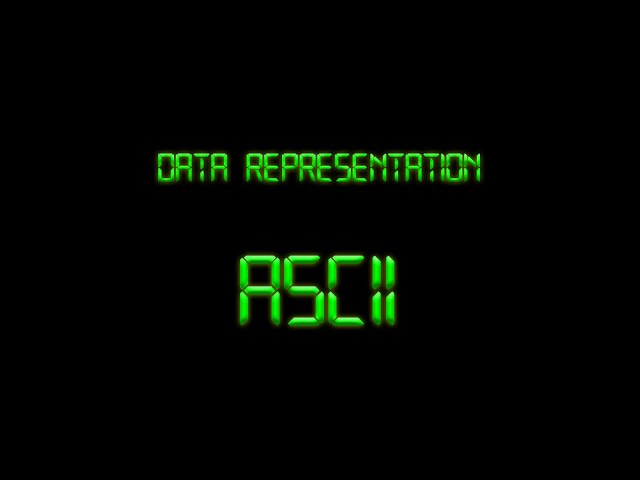 Data Representation | ASCII | Year 7 | KS3