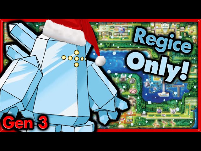 Merry Christmas! - Can I Beat Pokemon Fire Red with ONLY Regice? 🔴 Pokemon Challenges