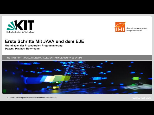 Anfängerkurs Programmieren JAVA - 01  HelloWorld