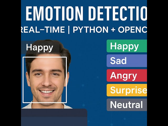 Real-Time Emotion Detection using AI | Python Deep Learning Project Demo
