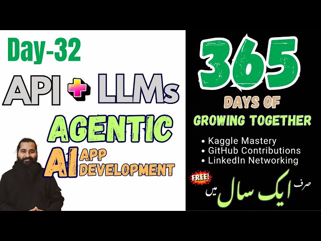 Day 32: APIs & Claude Code for LLM-Based App Development | 365 Days of Growing Together