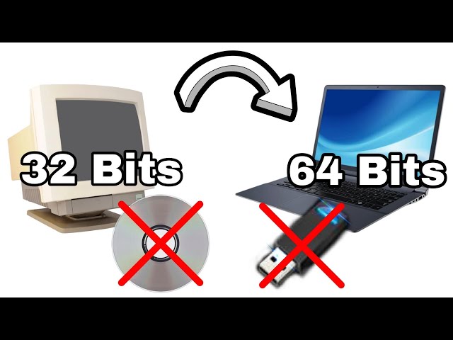 Cambia a 64 bits SIN USB ni DVD 🚀