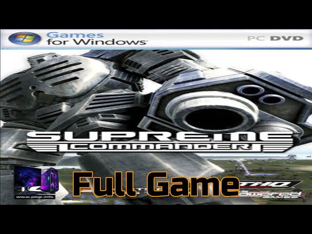 Supreme Commander | Longplay Walkthrough Gameplay  | No Commentary | Full Game (PC)