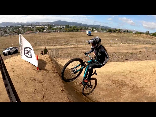 Vaea Verbeeck 2020 GoPro Course Preview - 100% Dual Slalom Rotorua