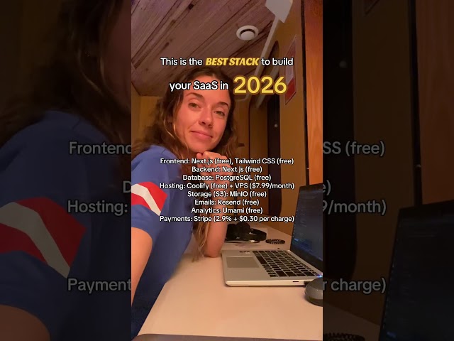 The best SaaS stack for 2026 (mostly free) #saas #indiehackers #webdev #techstack